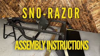 2024 SNORAZOR Accessory Addon Snow Groomer  Assembly Instructions [upl. by Ajnat491]