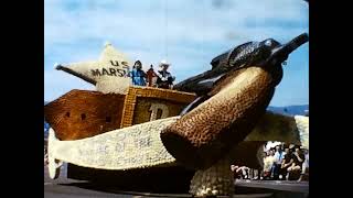 1963 Portland Rose Festival Parade floats  Oregon Northwest [upl. by Fanchan]