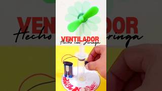 Ventilador Casero con Jeringa diy [upl. by Idarb]