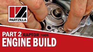 Yamaha Raptor 700R Engine Build Part 2 Oil Pump and Shift Shaft  Partzillacom [upl. by Jezebel]