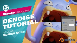 Blender Tutorial  How to Remove Render Noise Using Denoise Node in Compositing [upl. by Jedediah]