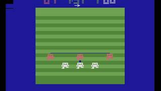 Football  CX2625 Anno 1978  Atari  VCS2600  Gameplay  Robert Bob Whitehead [upl. by Gnuhc]