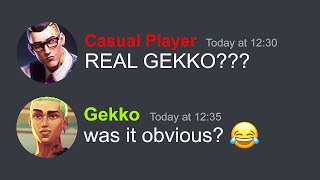 Gekko Voice Trolling Valorant Players [upl. by Ynetruoc]