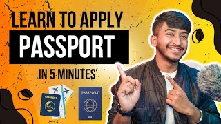 Passport apply online full details 😱🔥 passport kaise banaye 🤩 [upl. by Esau544]