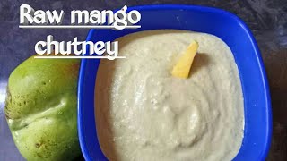 ಬಿಸಿ ಅನ್ನದ ಜೊತೆ ರುಚಿಯಾದ ಮಾವಿನಕಾಯಿ ಚಟ್ನಿ Mavinakai chutney recipein kannadaraw mango chutney recipe [upl. by Rosco]