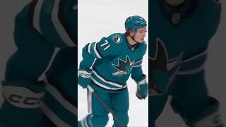 NHL 1st Overall Pick Macklin Celebrini scores FIRST CAREER GOAL in FIRST EVER GAME 🔥 [upl. by Anrehs58]