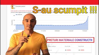 Ce MATERIALE de CONSTRUCTII sau SCUMPIT EXAGERAT Prețuri 2021 [upl. by Nidya158]