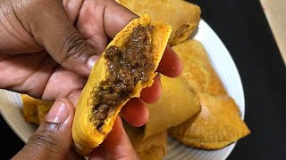 How to make Jamaican Beef Patties flaky crust 🇯🇲 [upl. by Sherer940]