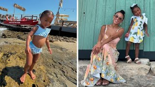 Jeannie Mai and Her Daughter Monaco Is Enjoys The Fun Filed Day At The Beach😍 [upl. by Jemina]