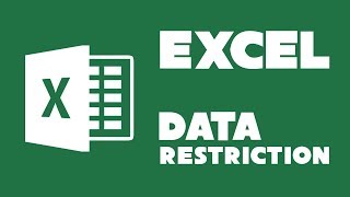 Data Restriction in Excel [upl. by Laehcor]