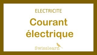 Electricité  Courant électrique [upl. by Ayekal235]