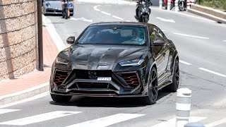 Mansory Venatus Lamborghini Urus Driving in Monaco [upl. by Ahseryt]