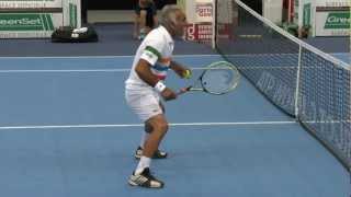 Mansour Bahrami Michael Stich Fabrice Santoro Henri Leconte Great Entertainment Metz France 2012 [upl. by Hallerson]