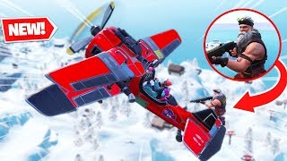 HIJACKING ENEMY PLANES In Fortnite Season 7 w Mully and Tannar [upl. by Ynelram]