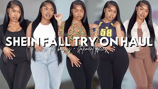 SHEIN FALL TRY ON HAUL PT 2  Luxury Tot [upl. by Merow]