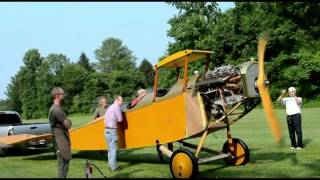 2015 07 07 CURTISS JENNYS OX5 ENGINE START ADJUSTMENT AND CHECKOUT [upl. by Lippold]