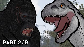 King Kong 2005 vs Indominus Rex  Animation Part 29 [upl. by Moses]