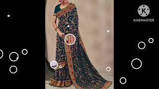 शादियों में पहनने के लिए भारी कढ़ाई साड़ी की नई नई डिजाइन New kadhai Saree designs for special day 🔥 [upl. by Sihtnyc]