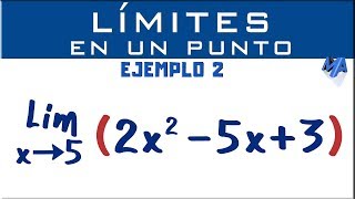 Límite de una función en un punto  Ejemplo 2 [upl. by Meibers548]