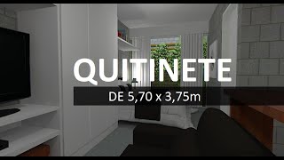 PROJETO DE QUITINETE DE 570x375m [upl. by Menides736]