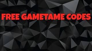 FREE GameTame CODES [upl. by Aila]