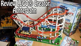 Große LEGO Achterbahn Set 10261 Creator Expert Roller Coaster Test [upl. by Nallaf]