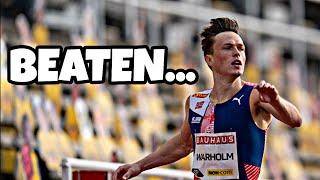 Karsten Warholm BEATEN in 400m at World Indoor Championships 2024 [upl. by Yenettirb359]