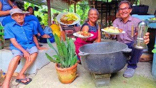 COCINANDO arroz habichuela carne y CAFECIITO  los tres canales juntos  en un lindo CAMPO de RD [upl. by Htiduy]