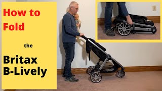 How to Fold the Britax BLively 3Wheel Stroller [upl. by Kane]