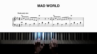 Gary Jules – Mad World – Piano Cover  Sheet Music [upl. by Efthim]