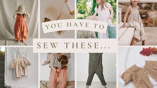 20 BEAUTIFUL kids sewing patterns  indie patterns that youll love making [upl. by Fennessy]