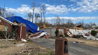 Fultondale Alabama Tornado Aftermath 2021 [upl. by Petromilli]