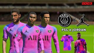 PSG X Jordan 2021 4th Kit • DLS 21 [upl. by Oeak]