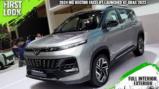 2024 MG Hector Facelift With New Front Alloys Launched At GIIAS 2023  Full Interior Exterior [upl. by Figueroa]