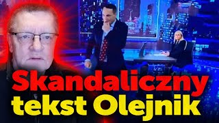 Skandaliczny tekst Olejnik Płk Piotr Wroński mówi dlaczego Radosław Sikorski jest atakowany w TVN [upl. by Miksen]