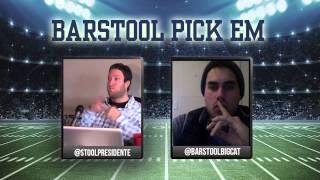 Barstool Pick Em NFL Playoffs Divisional Round [upl. by Bernt496]