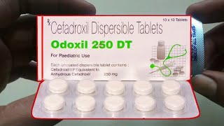 odoxil 250 dt tablet uses  price  composition  dose  side effects  precautions  in hindi [upl. by Krucik]