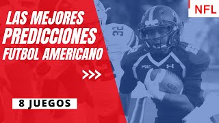 Los mejores Picks de NFL MUY PRECISOS 8 JUEGOS [upl. by Leaper]