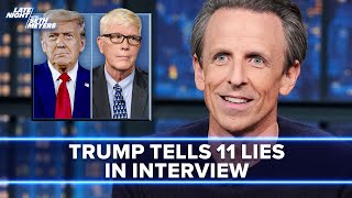 Trump Tells 11 Lies During Hugh Hewitt Interview [upl. by Nytsrik439]