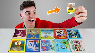 I Opened EVERY Sticker Pack From The Past 10 World Cups [upl. by Itram238]