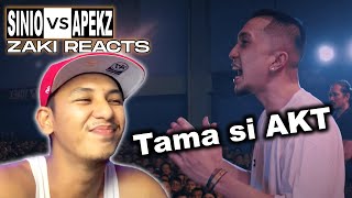 𝐙𝐚𝐤𝐢 𝐑𝐞𝐚𝐜𝐭𝐬  Sinio vs Apekz  Battle of the Century [upl. by Japeth219]