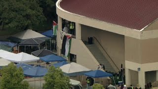 ProPalestine demonstrators take over building on UC Irvine campus [upl. by Okimat962]