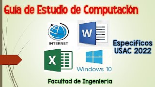 Guía de Estudio de Computación Específicos de Ingeniería USAC 2022 [upl. by Nyleahcim970]