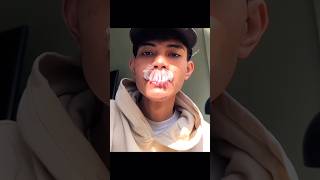 Bane inhale vapeasmr vapetrick ytshorts vapev4crack vapefriends vapefriends vapeshow vaper [upl. by Ahsinel]