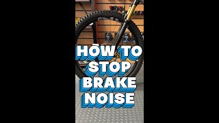 How To Silence Your Disc Brakes  Fix Those Squealing Brakes shortsvideo mtb [upl. by Ym]