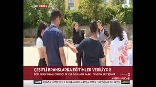 TRT Haber ile Özel Genç KOMEK Yaz Okullarımızı ziyaret ettik [upl. by Warp]