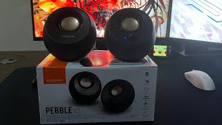 Creative Pebble V3  Sound Test  Unboxing  Indonesia [upl. by Mima]