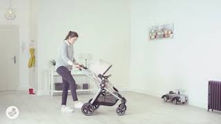 Zelia Stroller  How to adjust pushbar [upl. by Bergmans]