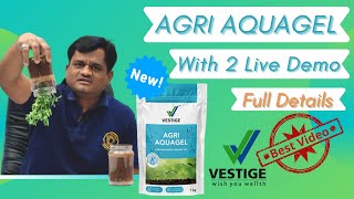 Vestige Agri Aquagel Demo With Full DetailsTraning In Hindi  how to use vestige agri aquagel [upl. by Nuahsed79]