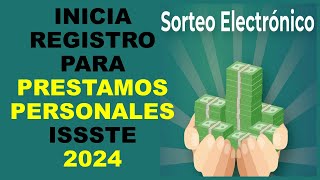 Soy Docente INICIA REGISTRO PARA PRESTAMOS PERSONALES ISSSTE 2024 [upl. by Abel]